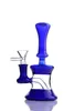 mini beaker bongs solid base hookahs glass bong oil dab rig Recycler Oil Burner water pipes