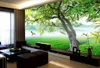 美しい風景の壁紙緑の自然風景の壁紙リビングルームテレビの背景の壁