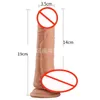 BDSM SM Real Skin Feel Silicone Soft Dildo Aspiration Tup Penis Big Dick Sex Toys for Woman Products Strapon Dildos For WOM3639780