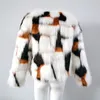 Lanshfifei Kobiety Faux Fur Coat Fluffy Jacket Kobiety Zima Nowy Girlshort Futro Styl Parka Lady Club Płaszcz Plus Rozmiar Płaszcze Zimowe