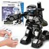 Robot da boxe a induzione a infrarossi 2.4G RC, combattimento interattivo per due persone con controllo dei gesti, luci sonore di simulazione, regalo di compleanno per bambini di Natale 4-1