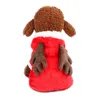 Pet Köpek Coat Ren Geyiği Jumpsuit Noel Elk Kostüm Köpek Kış Hoodie Giyim Tatil Giyim Kıyafet Köpek Chihuahua Giyim