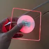 LED Coaster Light Up Pad Mat Coasters Cups Acrylic For Drinks Bar Beer Beverage Party Wedding Bar Decoration ZZA1931 10pcs