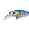 Hengjia New Minnow Fiske Lures 6,5cm 5g 8 # Hooks Hard Bait Stick Bait Fiske Lure 100pcs ISCA Artificiell 3D-karp Fiskehandtag
