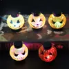 Halloween Portable Lantern Pumpkin Face LED Light Lamp Flashing Decoration Night Lights for Party Bar Bedroom Home Festival Accessories