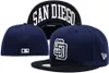 Ship Mens039S Padres Fitted Hat Flat Brim Team Peam Pan Fans Fan