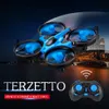 JJRC H36F Mini RC Drone Aircraft Toy, Quadcopter, Air Cushion Ship Hovercraft, 3 modelli di mare, terra e aria, regalo di compleanno per bambini di Natale, 2-1