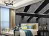 custom Modern minimalist retro wallpaper 3d Space extension cement wall mural wallpaper 3d Living room bedroom Background wall