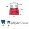 1 Stück 10-Kreis-LED-Sicherungsblock-Sicherungskasten mit Schraubklemme mit Zubehör und Kits für Auto, Boot, Marine, Trike