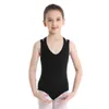 MSemis filles Ballet justaucorps vêtements de danse ballerine enfants sans manches dentelle dos nageur rythmique gymnastique justaucorps