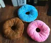 Tri-färg valfritt Donut Butter Donut Söt Pet Voice Plush Play Dog Toys Pet Supplies 30st/Lot L244