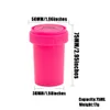 20 Dram Push "N" Turn Flaske Container Akryl Plast Herbal Storage Stash Jar Pill Bottle Case Tobak Box Herb Container Rökning Vattenrör