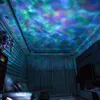 Projector Ocean Wave Starry Sky LED Night Light Remote Control Wave Projection Lamp Star Projector Lamp USB Lamp Night Light DH1066