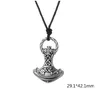 GX008 New Vintage Pagan Charms تميمة Viking Hammer Metal Dentic Denal Style Netclaces for Man7331581