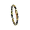 Braccialetti in vera pelle di serpente di pitone da 6 mm Bracciale in pelle in acciaio inossidabile con fibbia magnetica Gioielli per uomo Regalo298z