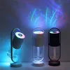 Obrót 360 ° 200 ml Magic Shadow Nawilżacz Night Light USB Oczyszczanie powietrza Kreatywny samochód Desktop Sypialnia Strona główna Przenośne Nawilżacze