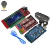 1 Conjunto Mega 2560 R3 + 1 pcs RAMPS 1.4 Controlador + 5 pcs A4988 Stepper Driver Módulo + 1 pcs 2004 controlador para 3D Printer kit freeshipping