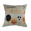 Halloween Party Dekoracyjne Poduszki Pokrywa Sofa Poduszka Pokrywa Dyni Duch Balon Druku Poszewka na Poszewka 18x18inch Poduszka DBC VT0570