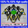 Iniezione OEM per KAWASAKI ZX-636 ZX6R 2013 2014 2015 2016 2017 207MY.21 ZX 636 600CC ZX636 ZX 6R ZX-6R 13 14 15 16 17 Carenatura Giallo verde