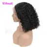 Glueless Kort Bob Wig Brasiliansk Virgin Curly Human Hair Wig 13x4 Lace Front Human Hair Wigs Pre Plocked With Baby Hair Whosale
