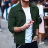 Calofe 2019 새로운 가을 패션 남자 스웨이드 가죽 자켓 슬림 피트 지퍼 바이커 오토바이 자켓 Outwear Top Trendy Streetwear