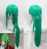 Parrucca cosplay di Fairy Tail Fried / Freed Justine Parrucche per capelli verdi da 100 cm