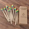 ew Fashion Bamboo Toothbrush Crown Environmentally Toothbrush Bamboo Toothbrush Soft Nylon Capitellum Bamboo Toothbrushes for e9820462