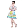 Wholeslae-Russian National Performance Costumes for Kids Chinese Folk Dance Dress for Girls Modern Dance Princess Dress