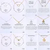 New Arrival Dogeared Necklace With Gift card Elephant Pearl Love Wings Cross Key Zodiac sign Compass lotus Pendant For women Fashion Jewelry