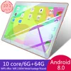 2021 Android Tablet PC 3G WCDMA SIM 10 1 polegada IPS display MTK6797 2 0MP Câmera 6G 64G 4000mAh GPS FM wifi Bluetooth195F