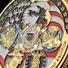 ВМС США ВВС США USMC Армия Береговая охрана Тотем американского орла Золотая военная медаль Challenge Coin8494107