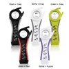 Multifunctional 5 in 1 Beer Bottle Opener Can Kitchen Manual Tool Stainless Steel