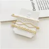 3 Adet / takım Inci Metal Saç Klip Hairband Tarak Bobby Pin Barrette Firkete Headdress Aksesuarları Güzellik Styling Araçları