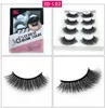 4 Pairs 3D Nertsen Haar Valse Wimpers Dikke Kriskras Wimpers Piekerige Natuurlijke Volume Extension Gereedschap Makeup Tools