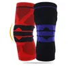 1 PC -uppgradering Knädyna Spring Silicone Knee Protector Brace Knee Sleeve Support Basketball Football Fitness Sports Breattable Guard4986106