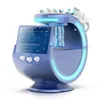 O último pele azul Ice Ultra-sônico RF do Aqua Scrubber Anti-rugas HydraOxygen dermoabrasão facial com máquina de limpeza analysizer pele