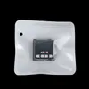 Clear+white zipper bag for mi watch, charger cables adapters zipper bags 11x12cm high quality in stock