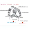 Bling Cubic Zirconia Wedding Band Rings Free Engraving Record Name Date Love Info Never Fade Stainless Steel Love Alliance Gift