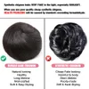 Bella Hair 100% Human Hair Buns Extension Donut Chignon Hairpieces for Both Women and Men Instant Up Do Style Bun Piece #1b #2 #4 #8 #27 #30