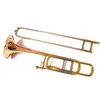 Vendita calda di Bach B / F Trombone tenore di fosforo di rame Strumento musicale professionale con il caso trasporto libero degli accessori