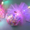 Princess Light-up Magic Ball Wand Glow Stick Witch Wizard LED Magic Wands Halloween Julfest Rave Toy Bra present till barn födelsedag