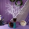 93cm Plastic Coral Tree Branch DIY Wedding Road Leading Home Garden Decor Flower Wall White Coral Branches Plant wall decor