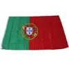 Banderas nacionales Banderas de país de doble cara Impreso Poliéster Irlanda Austria Polonia Corea del Sur Banderas Tamaño 150x90cm