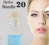 50pcs Hydra Needle 20 Aqua Micro Channel Mesotherapy Gold Needle Fine Touch System derma stamp DHL Shipping