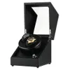 Black Automatic Watch Winder USUKAUEU Adaptateur de prise mécanique Boîte auto-enroulée Double Motor Shaker Holders Nouveau arrivée 20194369954