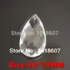 Promotion 50PCS Clear Crystal Faceted Teardrop Water Drop Cut Prism Hanging Pendant Jewelry Chandelier Part Acrylic bead