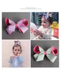 Yeni Avrupa Bebek Bebek Twist Bow Saç Klip Çocuk Bowknot Barrettes Çocuk Saç Aksesuar 8 Renkler 15138