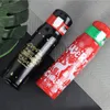 500ml Boże Narodzenie Butelka Wody Ze Stali Nierdzewnej Próżniowe Izolowane Thermos Tumblery Przenośne Kubki Samochodowe Xmas Urodziny Nowy Rok Dzieci Prezenty