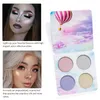 4 Cores Luminous Eyeshadow Palete Chameleon Glitter Eye Shadow Brighten Pigment Makeup Palete Paleta de Iluminadores