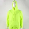 Neuer Trainingsanzug für Männer 2 Sets FODEMEDE KOODED + Pants Herren Sportbekleidung Hoodie Spring- und Herbst Neon Green Herren Hoodies Jogginghose
